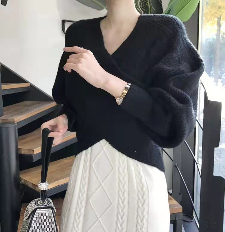 Aurélie™ | Pull en tricot croisé chic