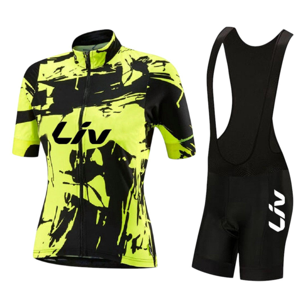 Ensemble de vêtements de cyclisme pour femmes long