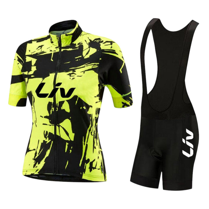 Ensemble de vêtements de cyclisme pour femmes long