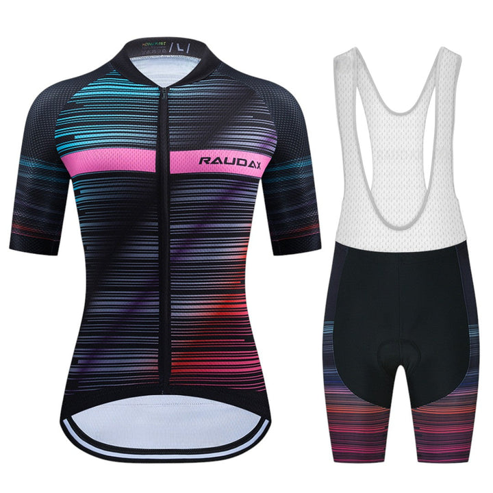 RAUDAX Ensemble de Vêtements de Cyclisme d'Été pour Femmes
