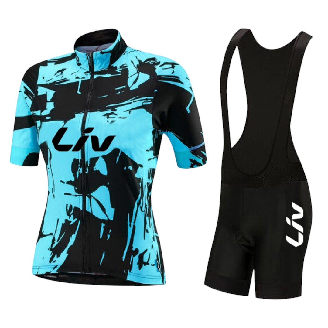 Ensemble de vêtements de cyclisme pour femmes long