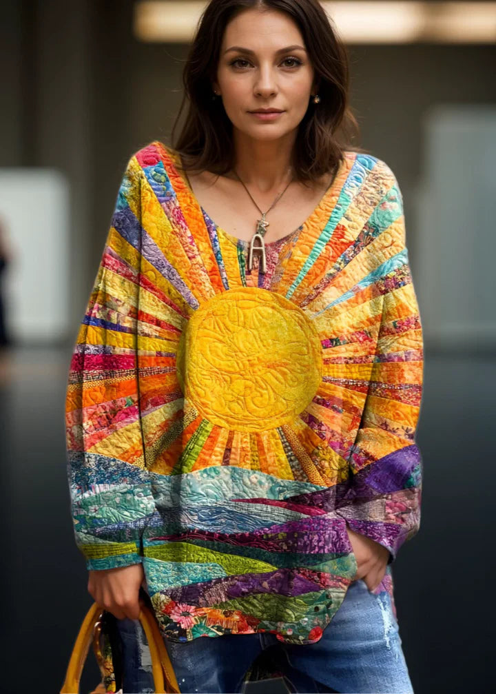 Thessaly – Blouse Élégante et Colorée