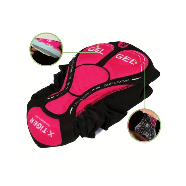 Pantalon de vélo pour femmes - Coussin 3D