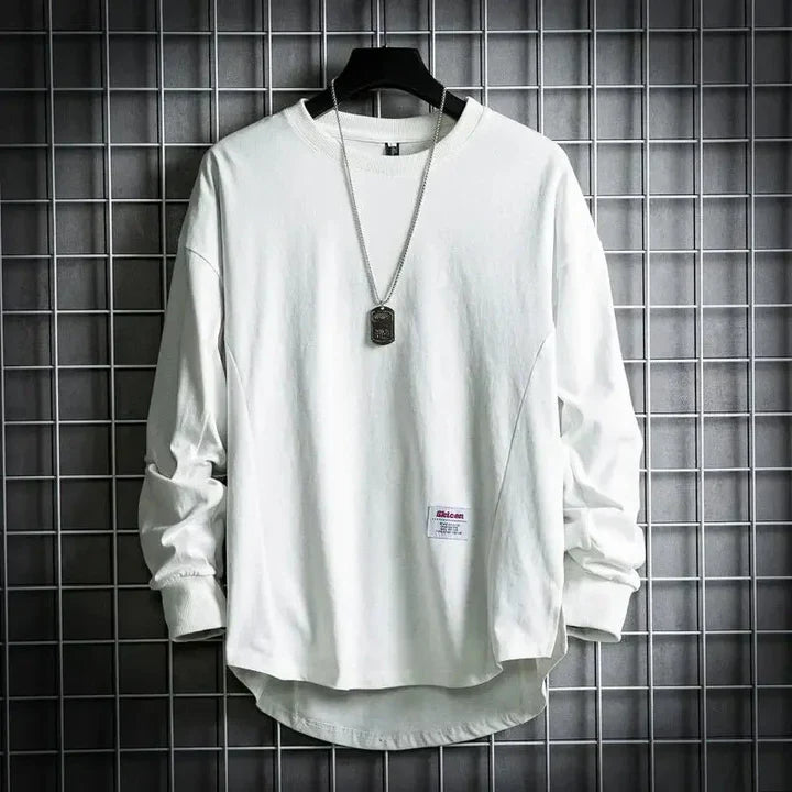 Pull à ourlet Plongeant Heritage