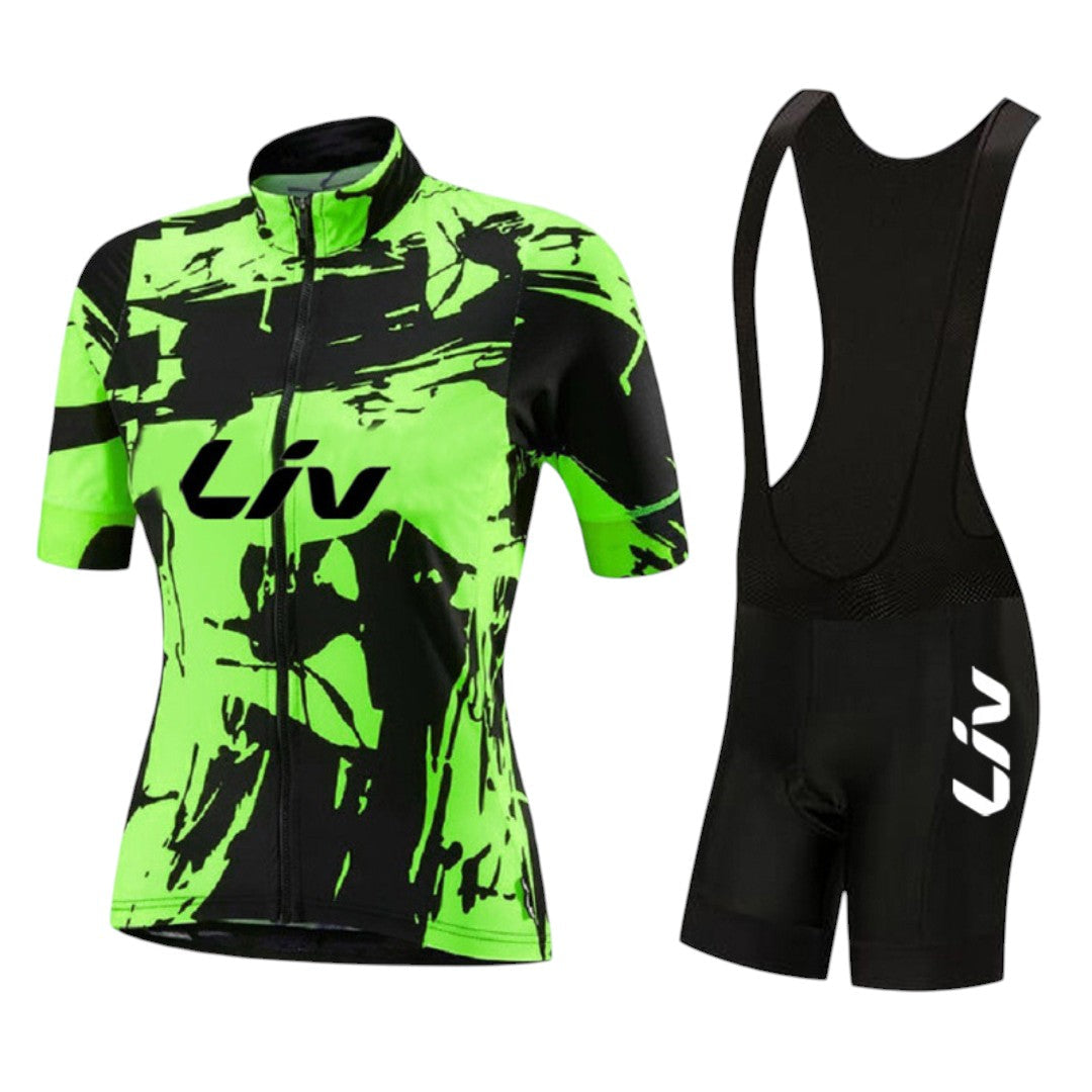 Ensemble de vêtements de cyclisme pour femmes long