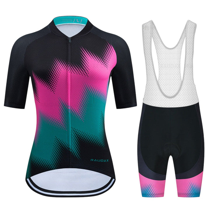 RAUDAX Ensemble de Vêtements de Cyclisme d'Été pour Femmes