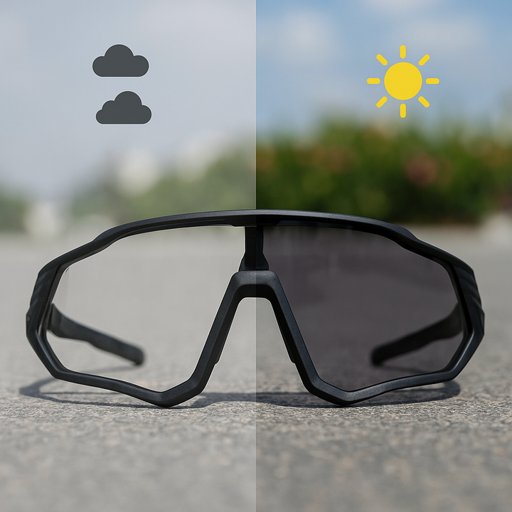 Lunettes de vélo photochromiques
