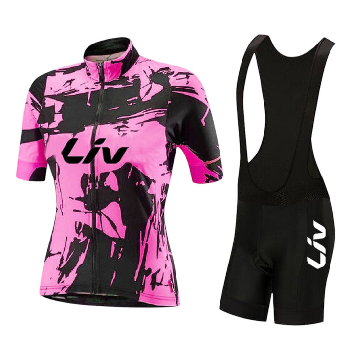 Ensemble de vêtements de cyclisme pour femmes long
