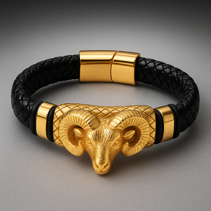 Wade - Bracelet Élégant à Tête de Bélier