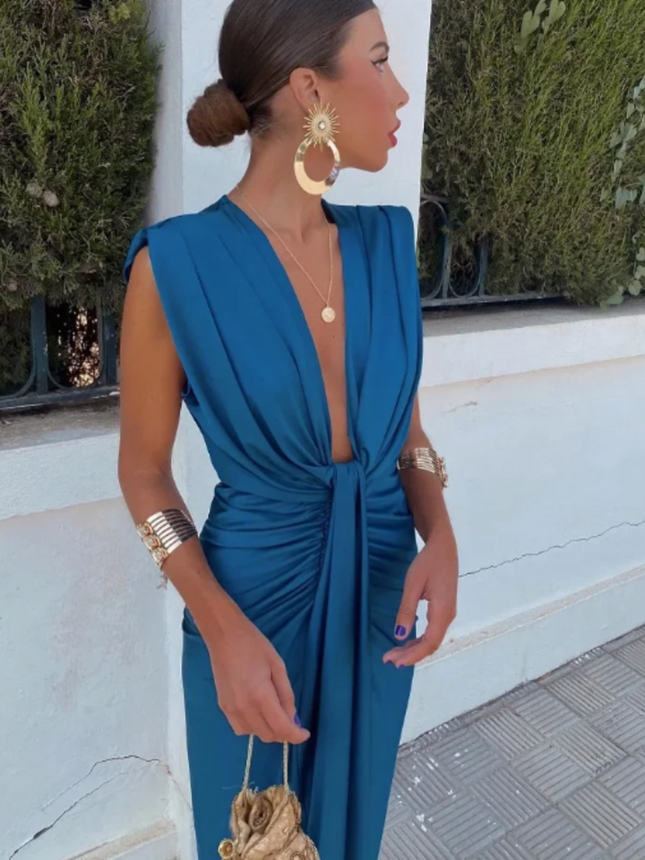 Crocetta™ | Robe Élégante à Décolleté