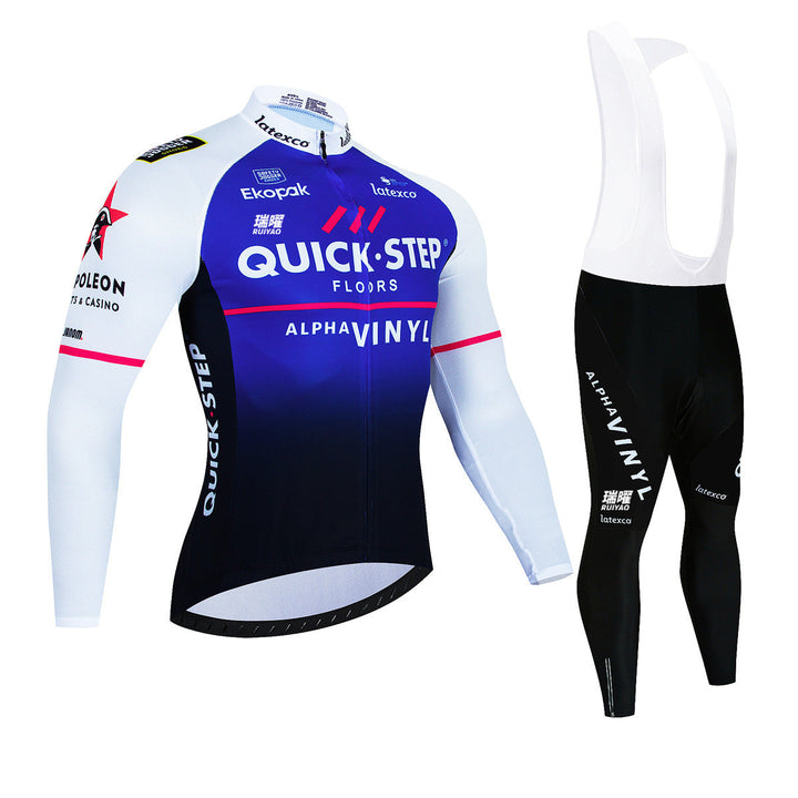 Quick Step - Kit de cyclisme à manches longues Pro