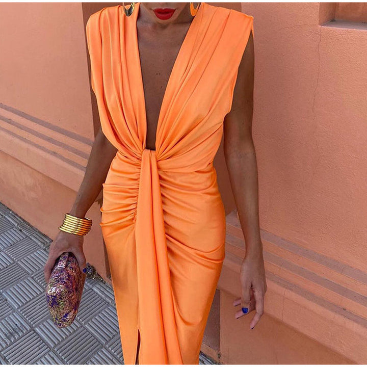 Crocetta™ | Robe Élégante à Décolleté