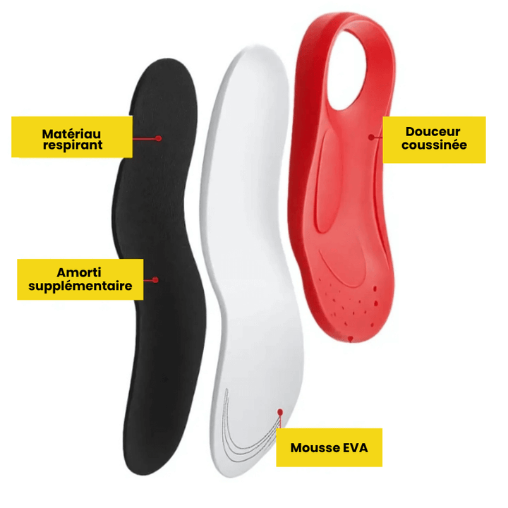 OrthoTrek™ - Chaussures de randonnée avec semelle orthopédique gratuite