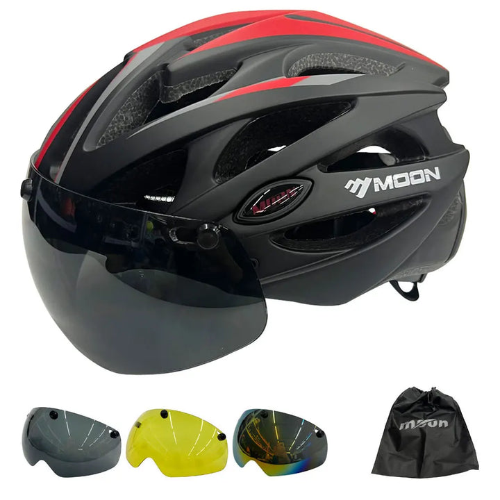 Moon – PRO Casque de vélo avec visière intégrée