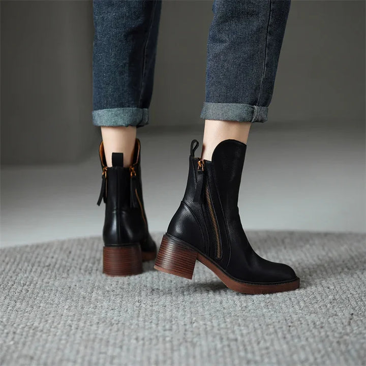 Emma | Bottines Premium en Cuir