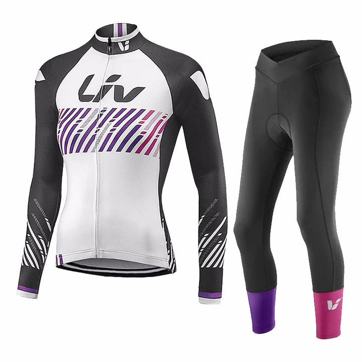 LIV 2K24 – PRO Ensemble de cyclisme d'hiver pour femmes