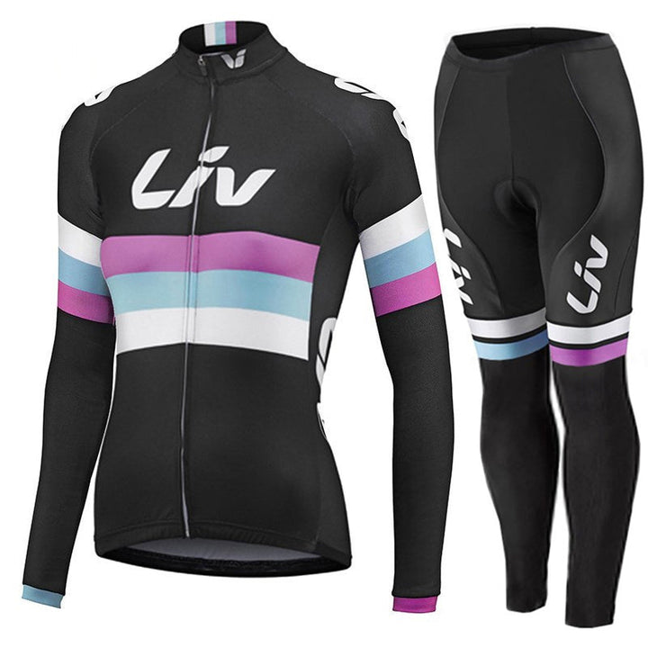 LIV 2K24 – PRO Ensemble de cyclisme d'hiver pour femmes