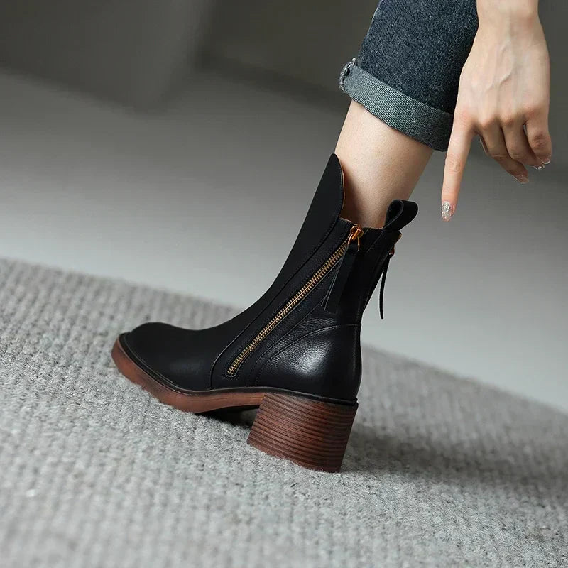 Emma | Bottines Premium en Cuir
