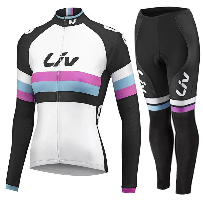 LIV 2K24 – PRO Ensemble de cyclisme d'hiver pour femmes
