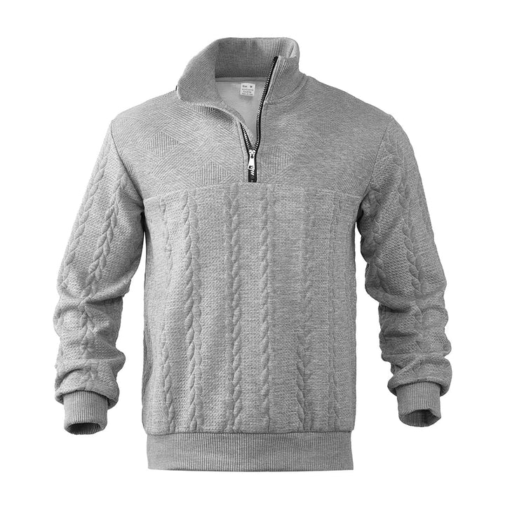 Henry | Sweatshirt Premium À Quart De Tour Zippé