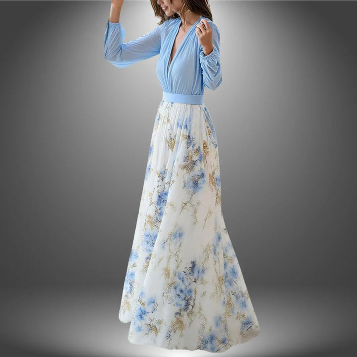 Fiorella | Robe longue élégante à imprimé floral