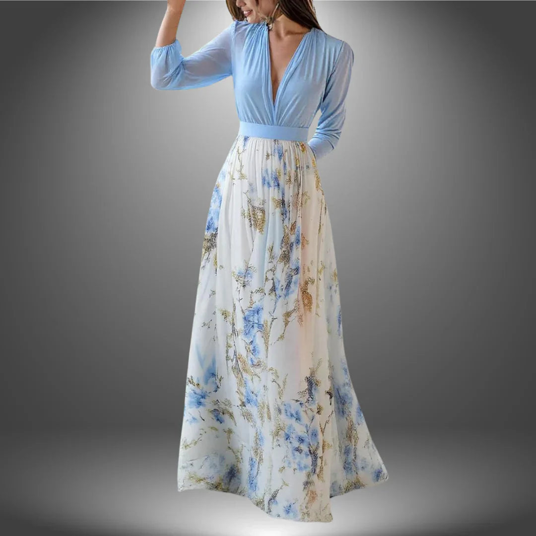 Fiorella | Robe longue élégante à imprimé floral
