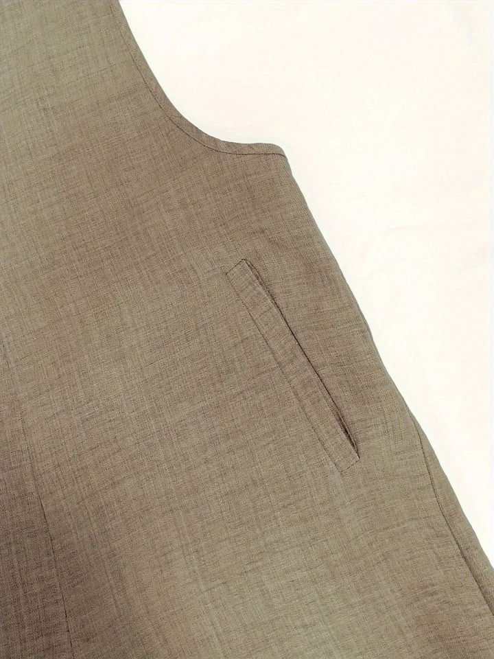 Annia™ | Salopette Décontractée à Jambes Larges avec Poches