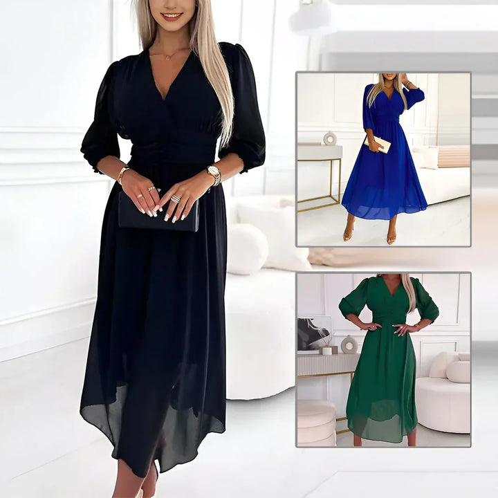 Sasha™ | Robe midi chic et intemporelle