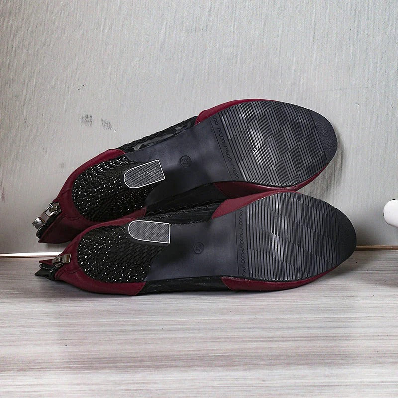 Isabel - Talons hauts en dentelle