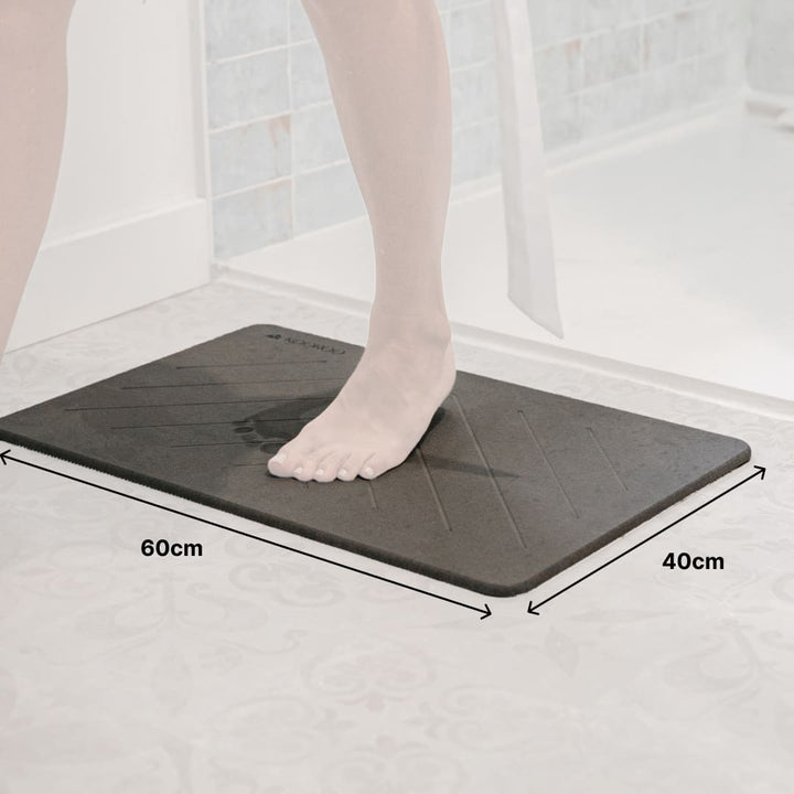 Tapis de bain en pierre de diatomite