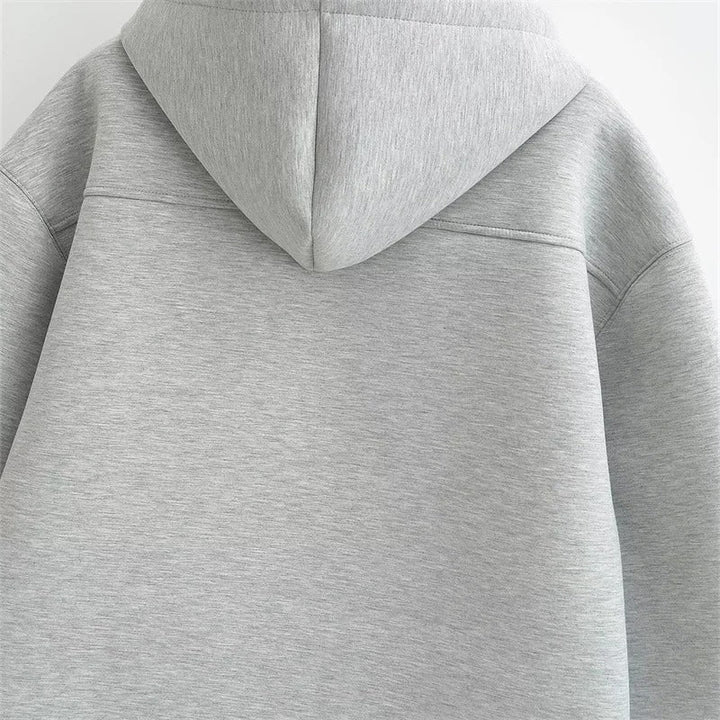 Cozyvibe | Sweat À Capuche Surdimensionné Unisexe Keyanketian Hiver Avec Double Poches