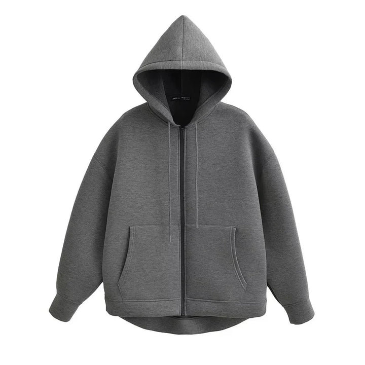 Cozyvibe | Sweat À Capuche Surdimensionné Unisexe Keyanketian Hiver Avec Double Poches