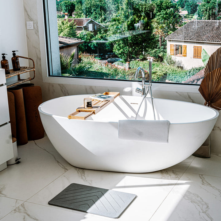 Tapis de bain en pierre de diatomite