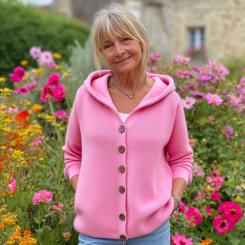 Cléandre | Gilet à Capuche avec Boutons